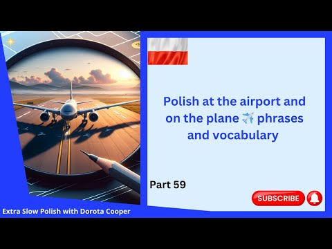 Polish at the airport tickets, and baggage ✈️ phrases and words - At the airport Polish. Part 59