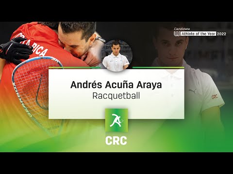 The World Games Athlete of the Year 2022 - Racquetball - Andrés Acuña Araya