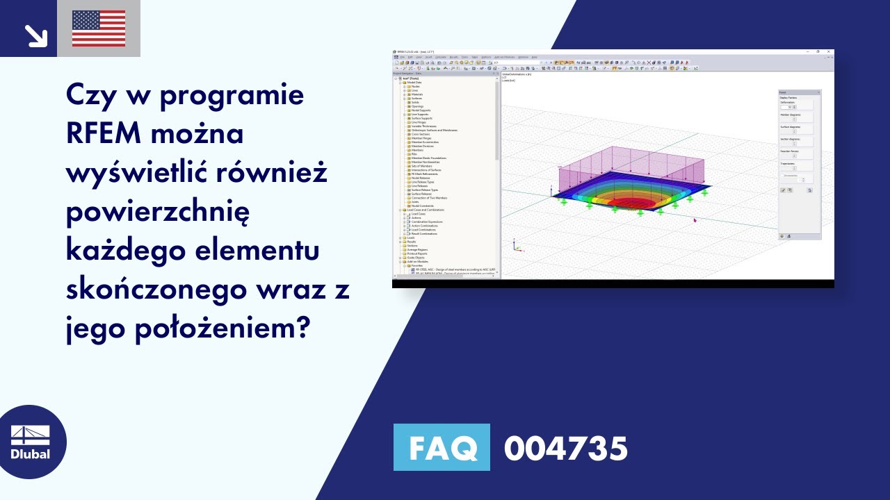 FAQ 004735 | Czy można zdefiniować pole powierzchni każdego elementu skończonego wraz z i ...