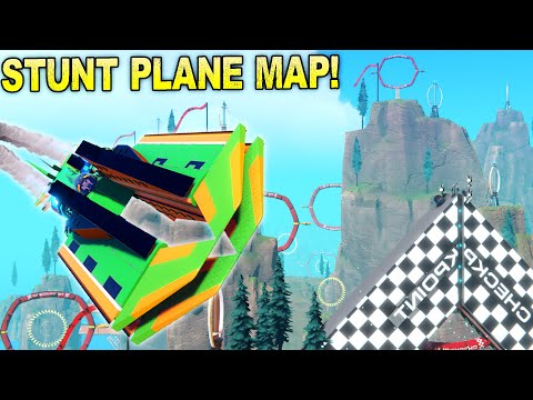 I Searched for Stunt Planes to Fly on this Massive Stunt Map! - Trailmakers Gameplay