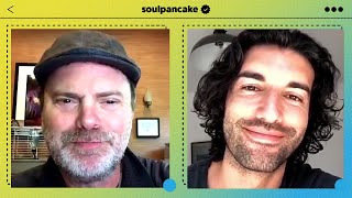 Justin Baldoni + Rainn Wilson talk Celebrities During Quarantine | Hey There, Human video