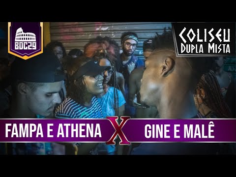 GINE E MALÊ X FAMPA E ATHENA - SEMIFINAL - BATALHA DO COLISEU EDIÇÃO #29