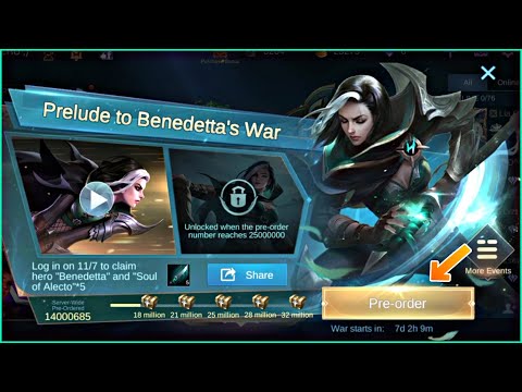 WATCH THIS BEFORE YOU PRE-ORDER FOR FREE BENEDETTA HERO | MLBB