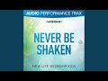 Never Be Shaken (feat. Jared Anderson) (Original Key with Background Vocals)