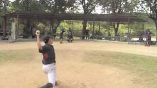 preview picture of video 'Right handed pitcher Brian Rivera at practice in the Dominican Republic'