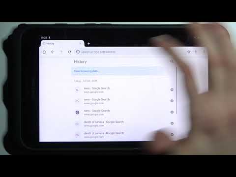 How to Clear Browsing Data on SAMSUNG Galaxy Tab Active2 - Remove Browsing Data