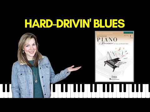 Hard-Drivin' Blues (Accelerated Piano Adventures Level 1 Lesson)