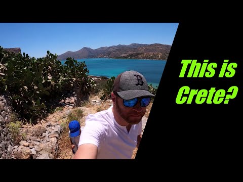 Crete's "party town" of Malia and Spinalonga Island