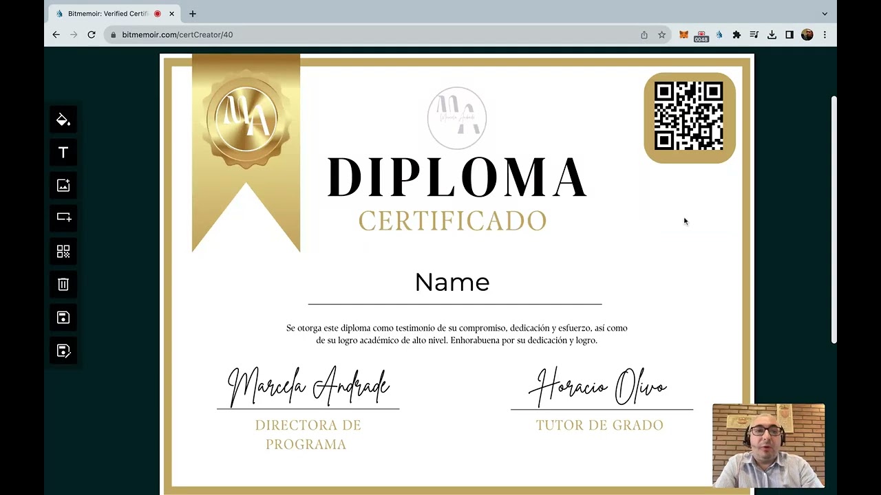 Emití Certificados Blockchain