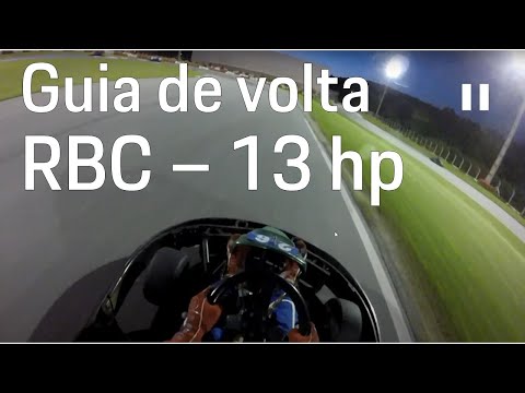 Guia de volta - RBC Racing - Traçado 1 - Kart 13hp