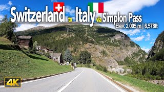 Simplon Pass, Switzerland | Driving across the Simplon Pass from Brig 🇨🇭 to Domodossola 🇮🇹
