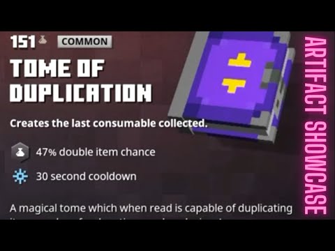 TOME OF DUPLICATION- New Minecraft Dungeons Echoing Void Artifact Showcase!