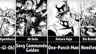 Famous Mangaka Who Drew JoJo&#39;s Bizarre Adventure Characters In Their Own Style