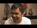 PACQUIAO LAUGHS AT THURMAN SAYING HE WANTS TO GO TOE TO TOE "I DON'T BELIEVE YOU!"