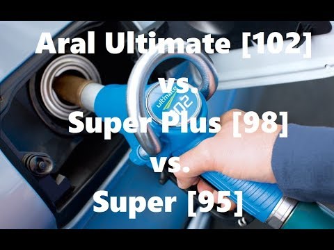 Aral Ultimate 102 vs. Super Plus 98 vs. Super 95 Oktan | Vergleich | Audi A4 2.0 TFSI