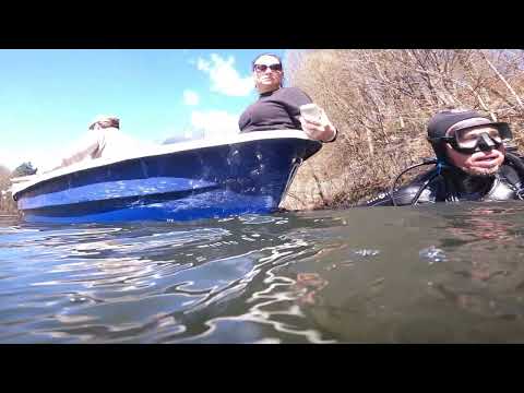 Diving at the Bear Lake - Sovata