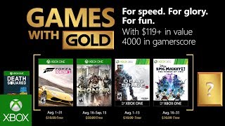 Games with Gold di agosto