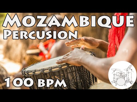 Ritmo Para Tocar Mozambique 100 bpm :: Play along drums Mozambique 100 bpm
