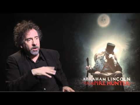 Abraham Lincoln Vampire Hunter - Tim Burton Interview (JoBlo.com)