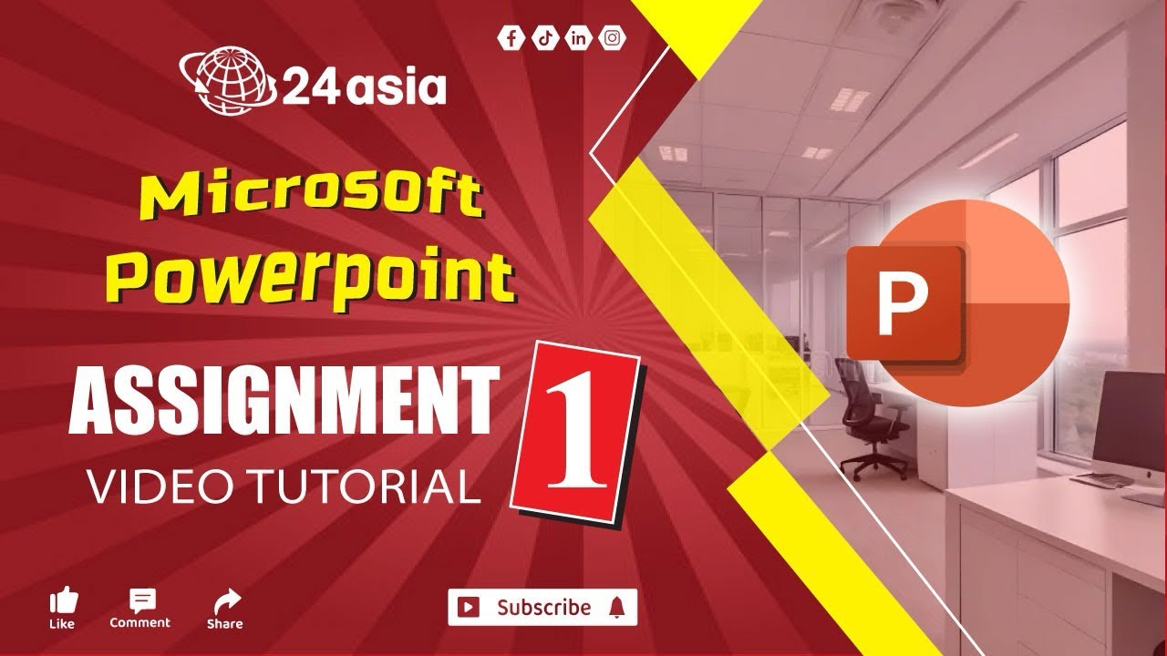 Microsoft PowerPoint Assignment-01 | Video Tutorial 
