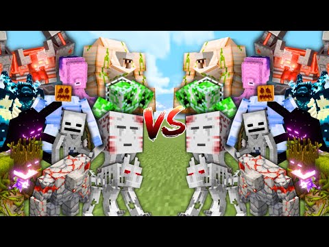 Unbelievable Showdown: Titan Bosses Clash in EPIC Minecraft Battle