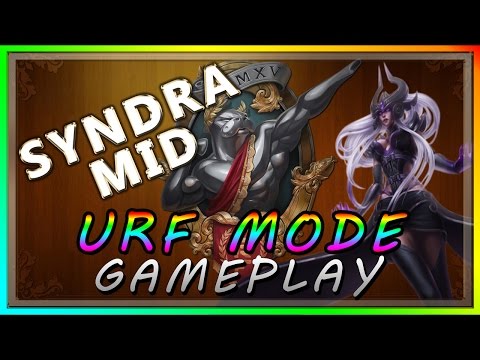 Urf Mode 2015 Gameplay - Syndra Mid - League of Legends (Commentary)