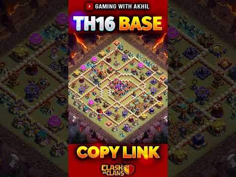 TH16 War Base That PROS CAN’T BEAT! 💥 Anti-3 Star & Anti-Siege!