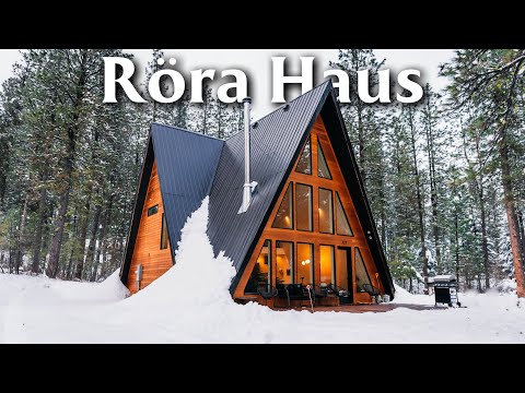Röra Haus - A Modern, Mountain A-frame Full Tour!