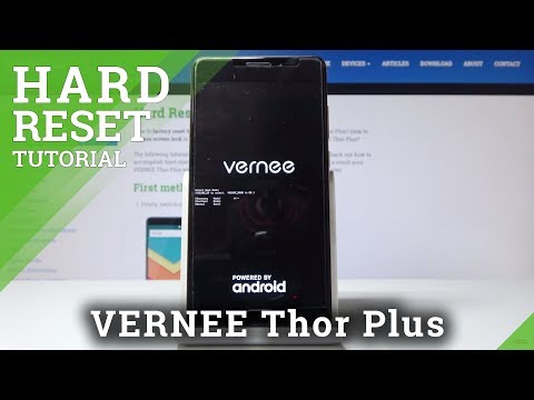 How to Hard Reset Vernee Thor Plus - Bypass Lock Screen by Recovery Mode