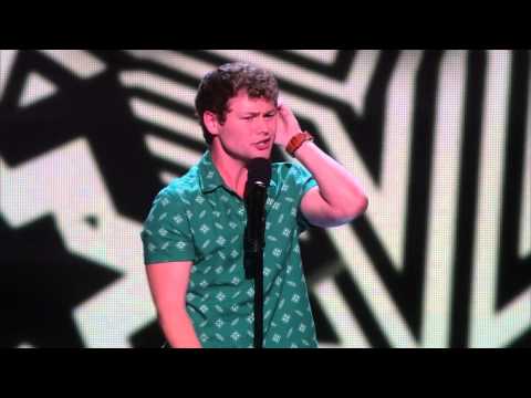 Drew Lynch  Stuttering Stand Up Comic Jokes About Phone Calls   America's Got Talent 2015