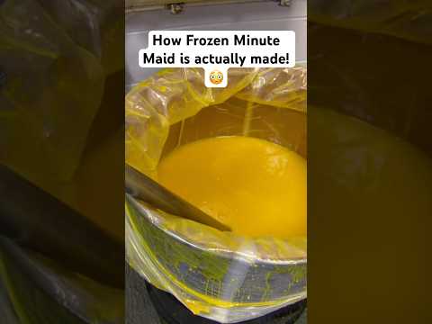 How Frozen Minute Maid is actually made! 😳 #lemonade #minutemaid #lemonadestand