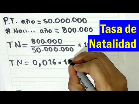 Cómo signar Tasa De Natalidad en LSE