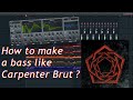 How To Make a Darksynth Bass Like Carpenter Brut ? - Part #1 : Layering