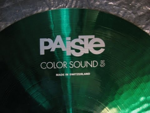 Paiste colorsound collection