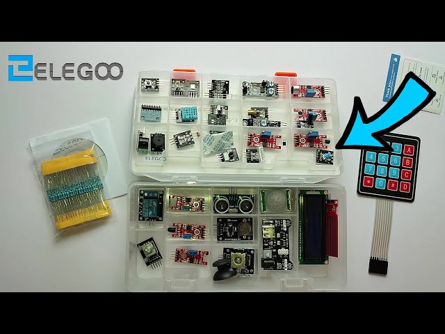 Vídeo relacionado con ELEGOO Actualizado 37-en-1 Kit de Módulos de Sensores con Tutorial Compatible con Arduino UNO R3 Mega 2560 Nano Raspberry (Excluye Placa de microcontrolador)
