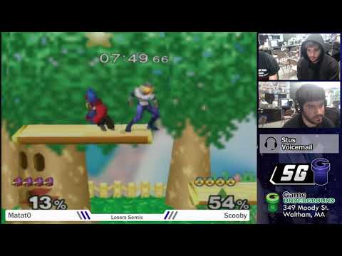 SG 20.10 SSBM - Matat0 (Falco, Fox) vs. Scooby (Sheik) - Melee LSF