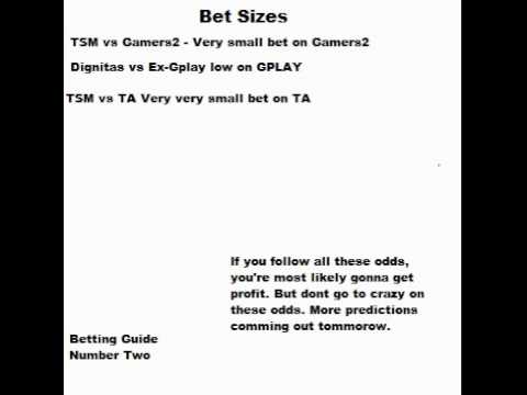 CS:GO Betting Predictions #1 | 09-07/2015