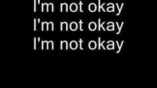Video thumbnail of "I'm Not Okay  My Chemical Romance (lyrics)"