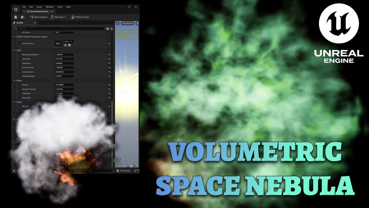 Create EPIC Cosmic Clouds in Unreal Engine5 with Volumetric Nebula