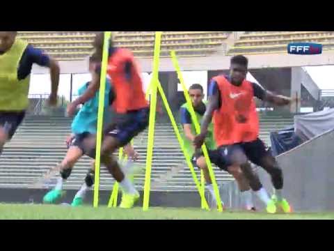 Exercices de vivacité à la veille du match Italie-France à Bari