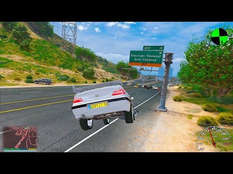 GTA 5 Crazy Taxi Crashes Ep.1