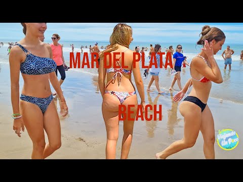 4K BEACH WALK 🏖️BRISTOL BEACH - ARGENTINA BEACH 🏖️