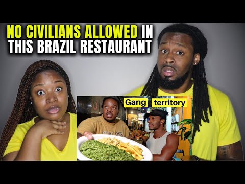 🇧🇷 NO CIVILIANS in this Brazil Restaurant! | The Demouchets REACT Brazil