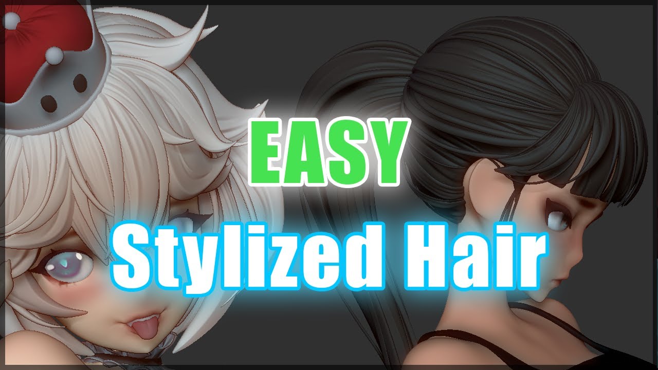 How To Make Stylized HAIR