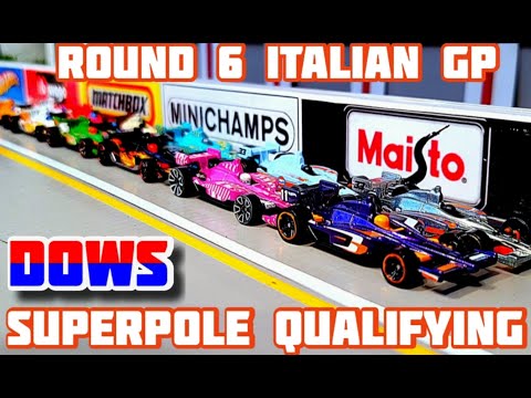 Round 6, Qualifying Round for the Diecast Open Wheel Series. The Italian GP.