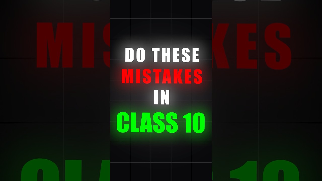 Do these MISTAKES ✅ in Class 10 Boards 2025 #boards #icse #cbse #cbseclass10 #class10 #motivation