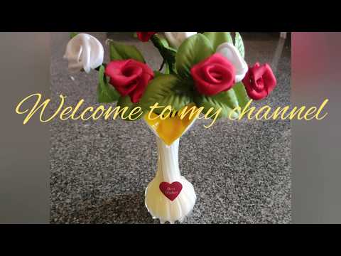 Easy satin ribbon flower making tutorial