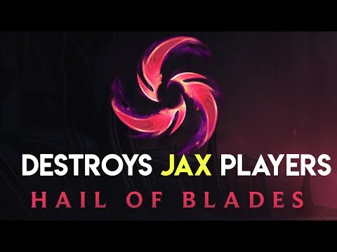 My Hail of Blades Gragas is 100% WIN RATE vs Jax in Season 10!
