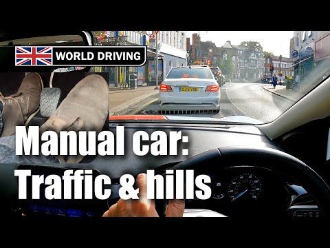 Clutch Control in Traffic & on a Hill - How to Drive a Manual Car