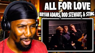 All For Love - Bryan Adams, Rod Stewart, &amp; Sting (Reaction)